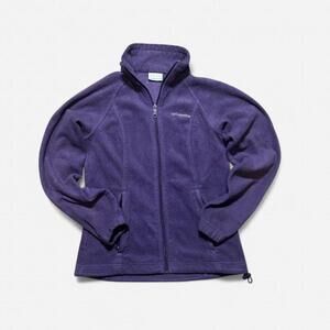 Columbia Sportswear Women’s Purple Fleece Full Zip Sweater Size XS